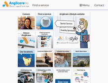 Tablet Screenshot of anglicare-tas.org.au
